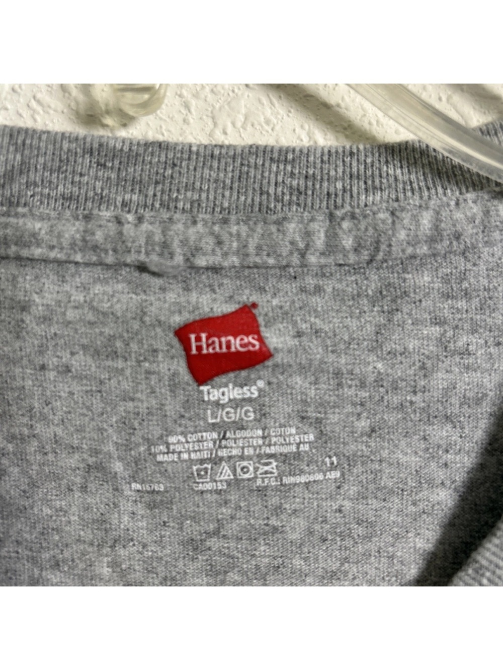 University Of Alabama Crimson Tide Ice Hockey Gray T-Shirt Hanes Mens Large NCAA - Picture 3 of 9